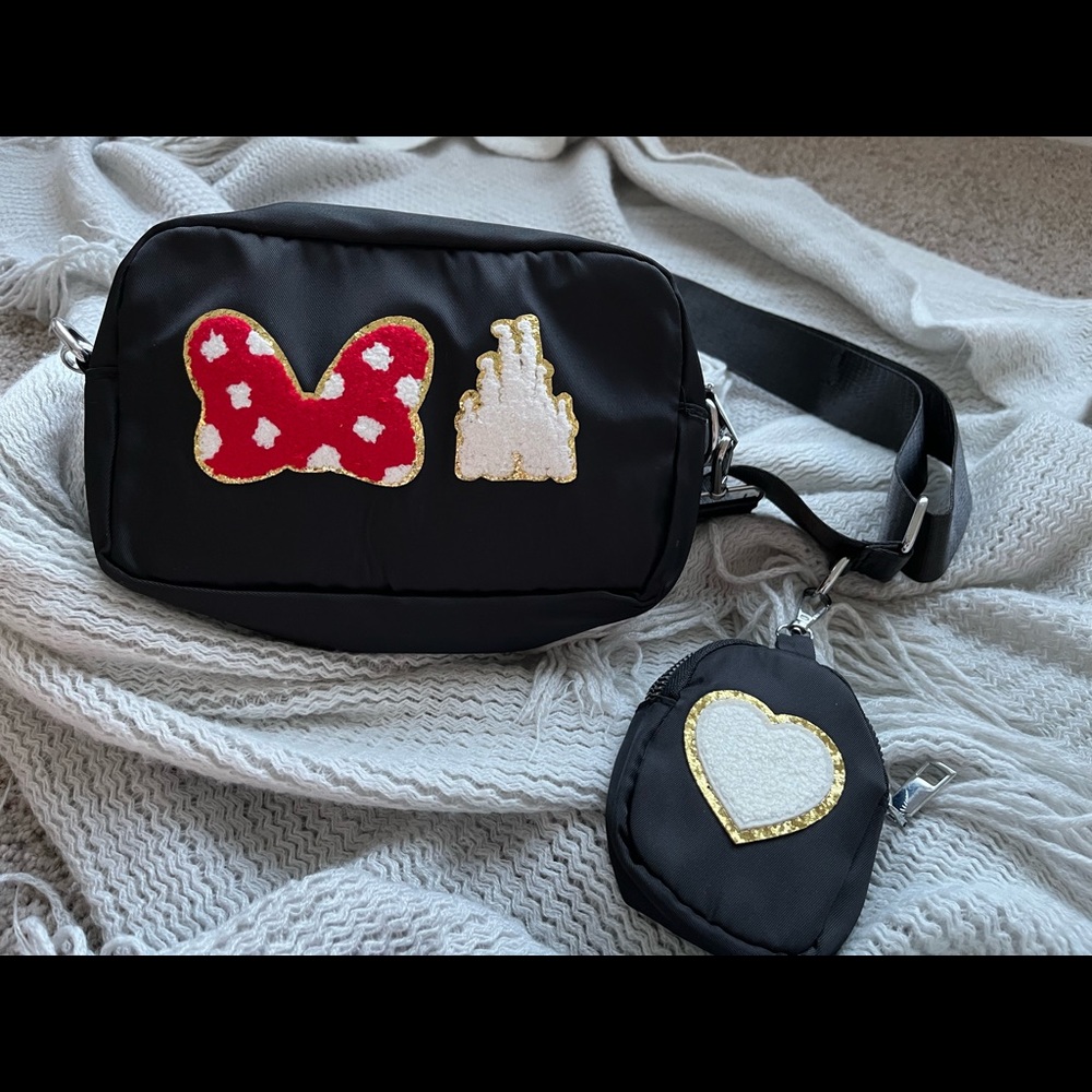 Small black Disney Minnie crossbody